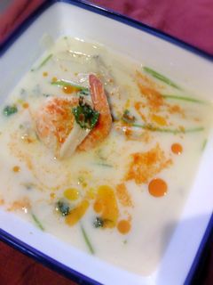 トムヤムクン風豆乳スープ-レシピのメイン写真
