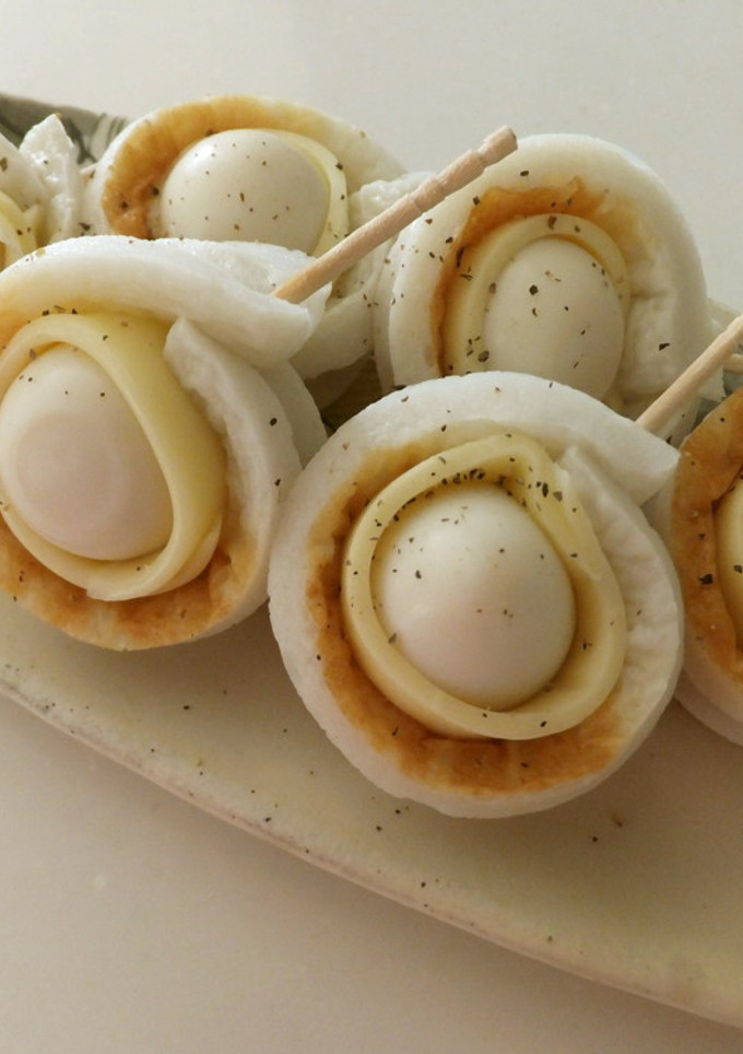 うずらの卵とチーズの竹輪巻き-レシピのメイン写真