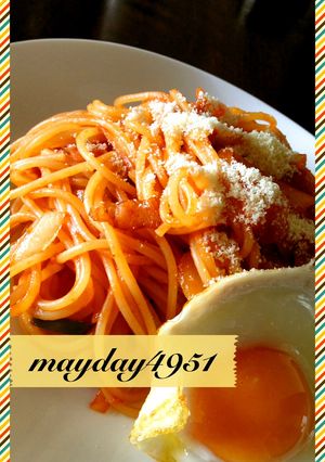 ♪失敗しないナポリタン♥目玉焼きつき♪-レシピのメイン写真