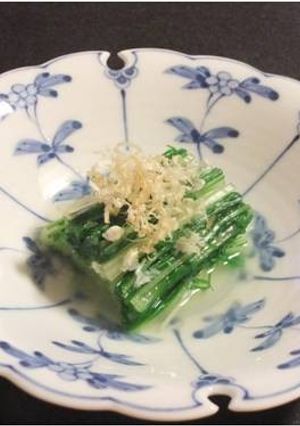塩麹でカンタン☆ほうれん草のお浸し-レシピのメイン写真