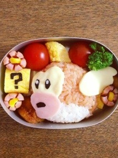 スーパーマリオ*ぷくぷく弁当-レシピのメイン写真