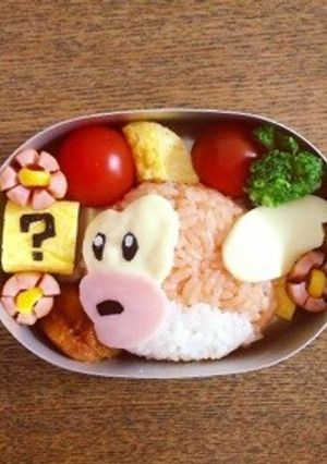 スーパーマリオ*ぷくぷく弁当-レシピのメイン写真