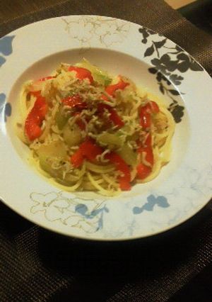 セロリとじゃこのゆず胡椒パスタ-レシピのメイン写真