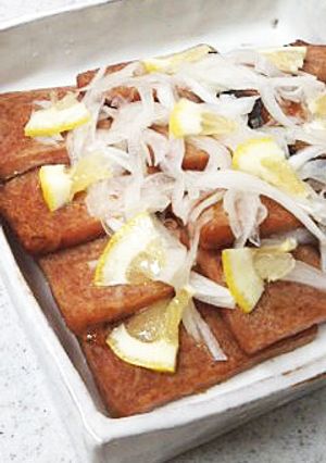 焼きスパム〜玉ねぎマリネで〜-レシピのメイン写真