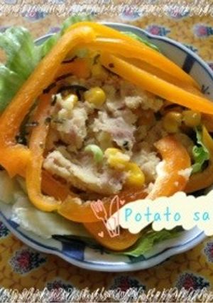 パスタソースで簡単！和風ポテサラ★ミ-レシピのメイン写真