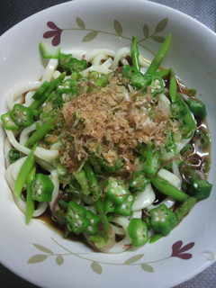緑が綺麗な冷しうどん-レシピのメイン写真