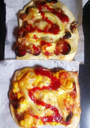 一次発酵のみｵｰﾌﾞﾝﾄｰｽﾀｰ簡単ピザ-レシピのメイン写真