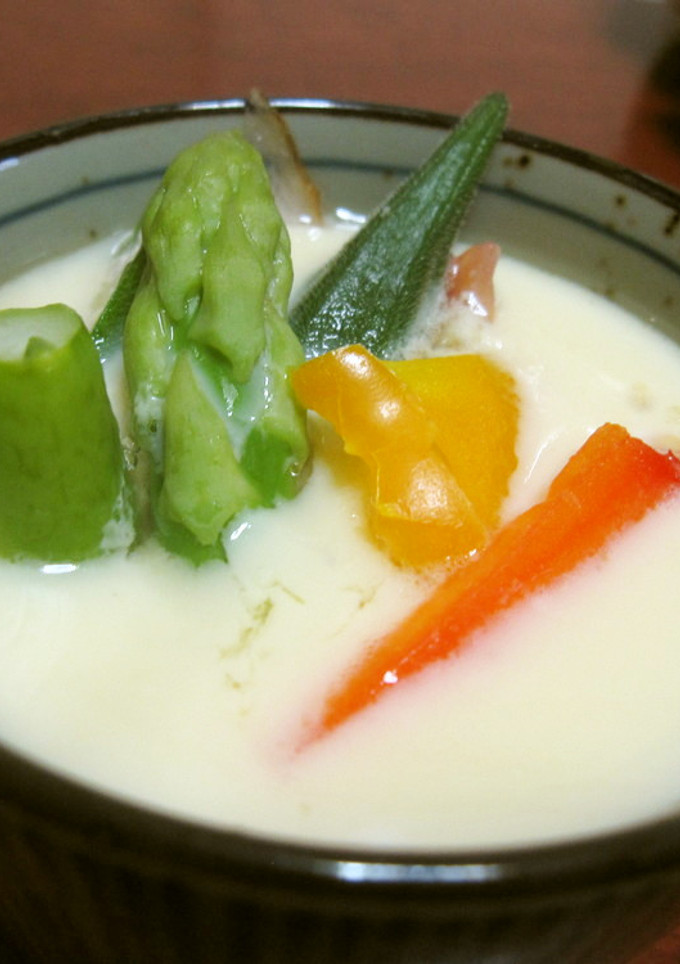 洋風茶碗蒸し♪今の季節冷製で召し上がれ♪-レシピのメイン写真