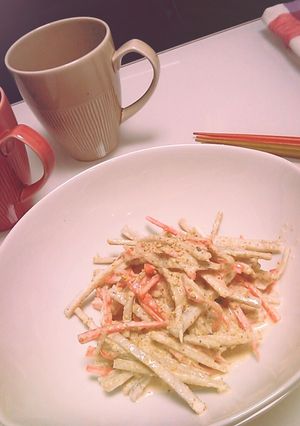 簡単♪にんじん＆ごぼうのマヨネーズサラダ-レシピのメイン写真