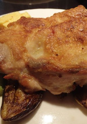皮パリパリ鶏もも肉の粒マスタード仕上げ-レシピのメイン写真
