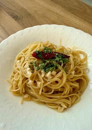 旨味凝縮！ワンパン・ペペロンチーノ-レシピのメイン写真