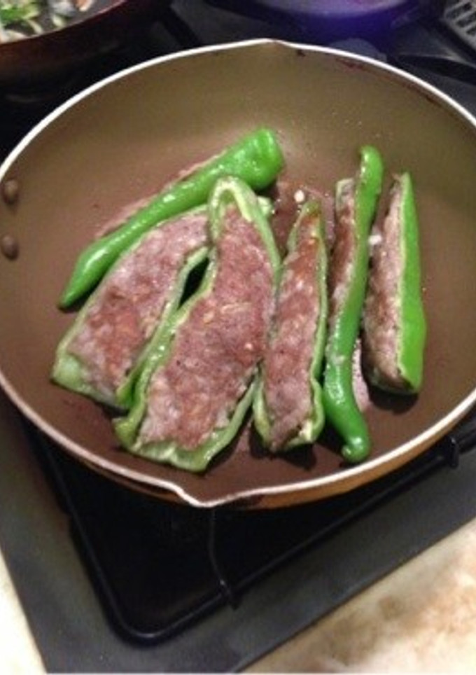 福耳とうがらしの肉詰め-レシピのメイン写真