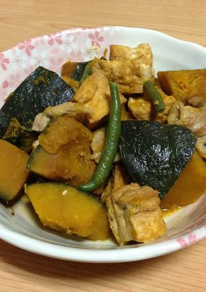 簡単☆南瓜と厚揚げの煮物-レシピのメイン写真