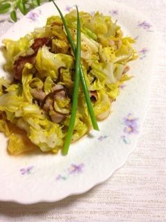 簡単☆キャベツと豚の昆布炒め-レシピのメイン写真