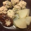 とろっジューシー♡ナス入り肉団子の煮物