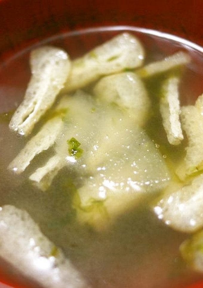 冬瓜と生青海苔のお吸い物-レシピのメイン写真