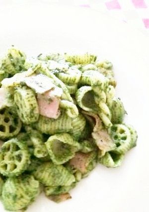 宮城旬野菜　モロヘイヤのジェノバ風-レシピのメイン写真