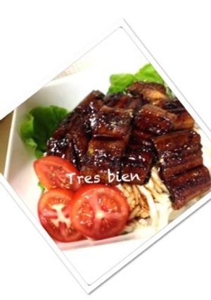 うなぎでサラダご飯(#^.^#)-レシピのメイン写真