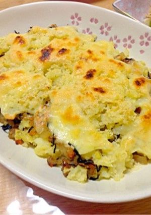 ボリューム満点っ！和風ポテトチーズ焼き✨-レシピのメイン写真