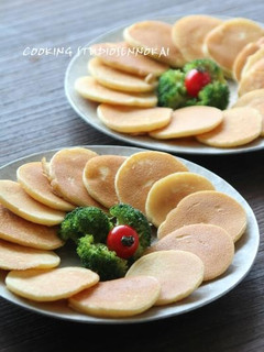 ホットケーキミックスふんわりパンケーキ-レシピのメイン写真