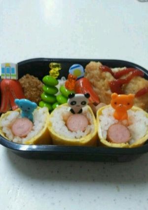 ウインナー卵巻き巻き♪-レシピのメイン写真
