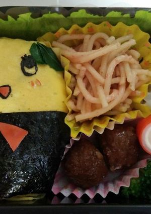 キャラ弁☆ふなっしー-レシピのメイン写真