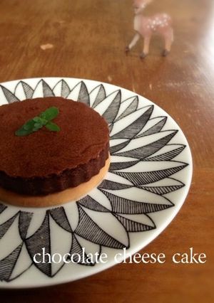 チョコレートスプレッドチーズケーキ-レシピのメイン写真