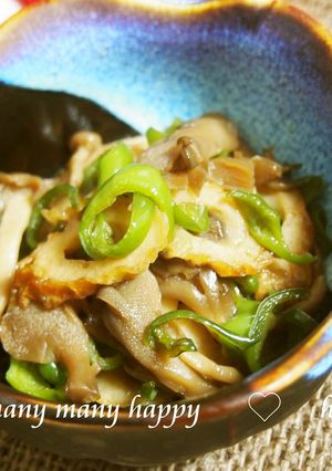 お弁当に簡単☆ちくわときのこのすき焼き煮-レシピのメイン写真