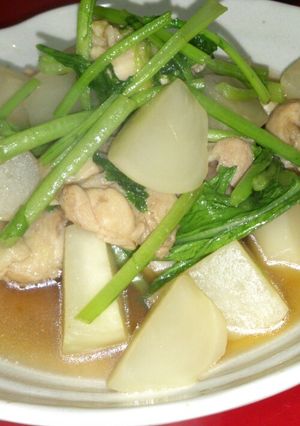 かぶ＆鶏肉の簡単煮物＼(^^)／-レシピのメイン写真