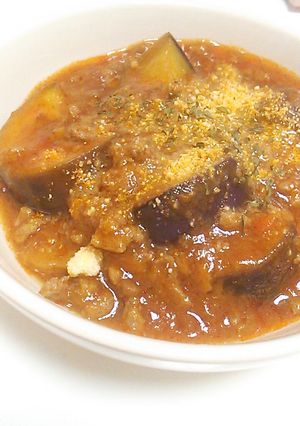 挽き肉たっぷりなすのミートソース煮-レシピのメイン写真