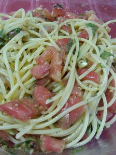 パスタ イナダのロミロミサーモン風-レシピのメイン写真