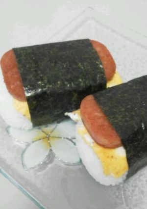 Hawaiian*＊スパムむすび＊*-レシピのメイン写真