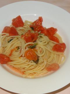早うま たっぷりトマトの冷製パスタ-レシピのメイン写真