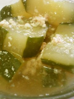 涼味☆ きゅうりの冷やしそぼろ煮-レシピのメイン写真