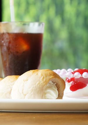 ラズベリーのクリームコルネ-レシピのメイン写真
