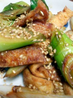 油揚げと長ネギの炒め物-レシピのメイン写真