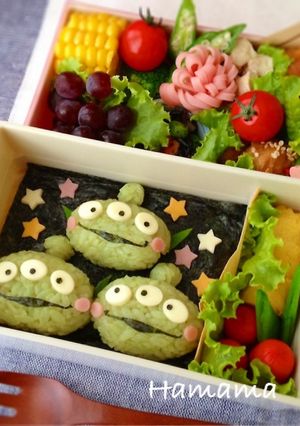 簡単♪リトルグリーンメン♪キャラ弁-レシピのメイン写真