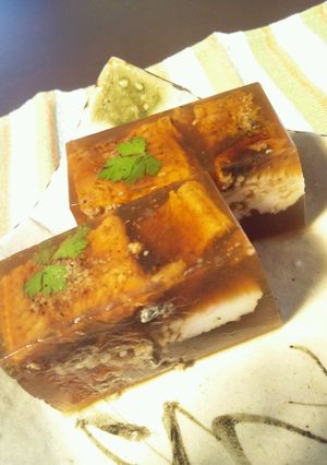 鰻と素麺の寒天寄せ❀-レシピのメイン写真