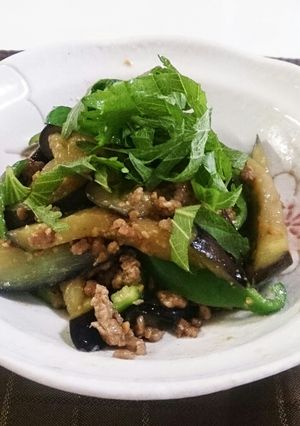 茄子の味噌炒り-レシピのメイン写真