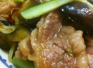 牛カルビ肉となす☆胡瓜のステーキ風-レシピのメイン写真