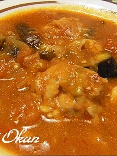 しっとりムネ肉と茄子のアラビアータ風-レシピのメイン写真