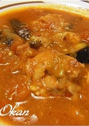 しっとりムネ肉と茄子のアラビアータ風-レシピのメイン写真