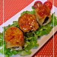 ゴーヤとナスのチーズ肉巻き