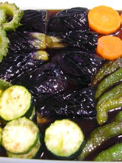 黒酢で!夏野菜の揚げびたし-レシピのメイン写真