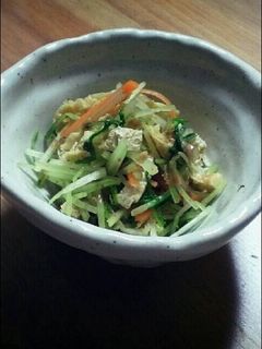 ♪水菜と油揚げのおひたし♪-レシピのメイン写真