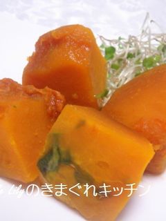 レンジで作るかぼちゃ煮-レシピのメイン写真