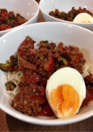 夏のジャージャー素麺-レシピのメイン写真