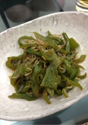 ピーマンとじゃこの甘辛煮-レシピのメイン写真