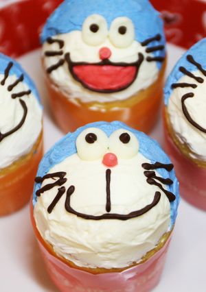 ドラえもん カップケーキ-レシピのメイン写真