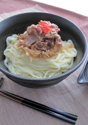 夏バテに負けない！豚丼風ぶっかけうどん-レシピのメイン写真